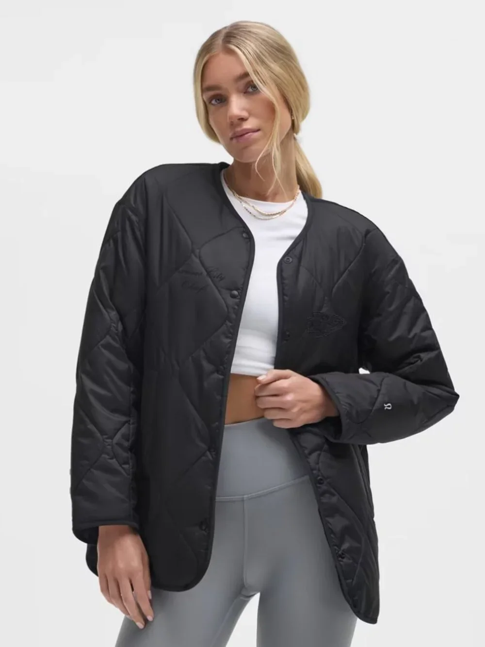 Lululemon Quilted Insulated Liner Puffer Jacket NFL Kansas Chiefs Women's S NEW